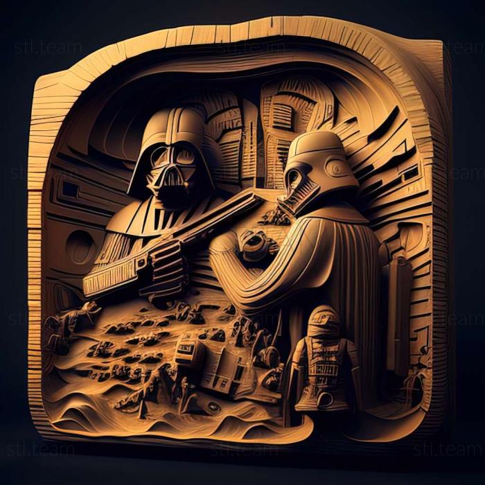 3D model Star Wars The Empire Strikes Back game (STL)